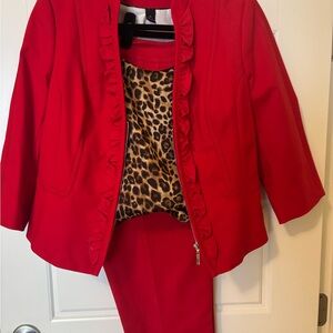 WHBM Red suit